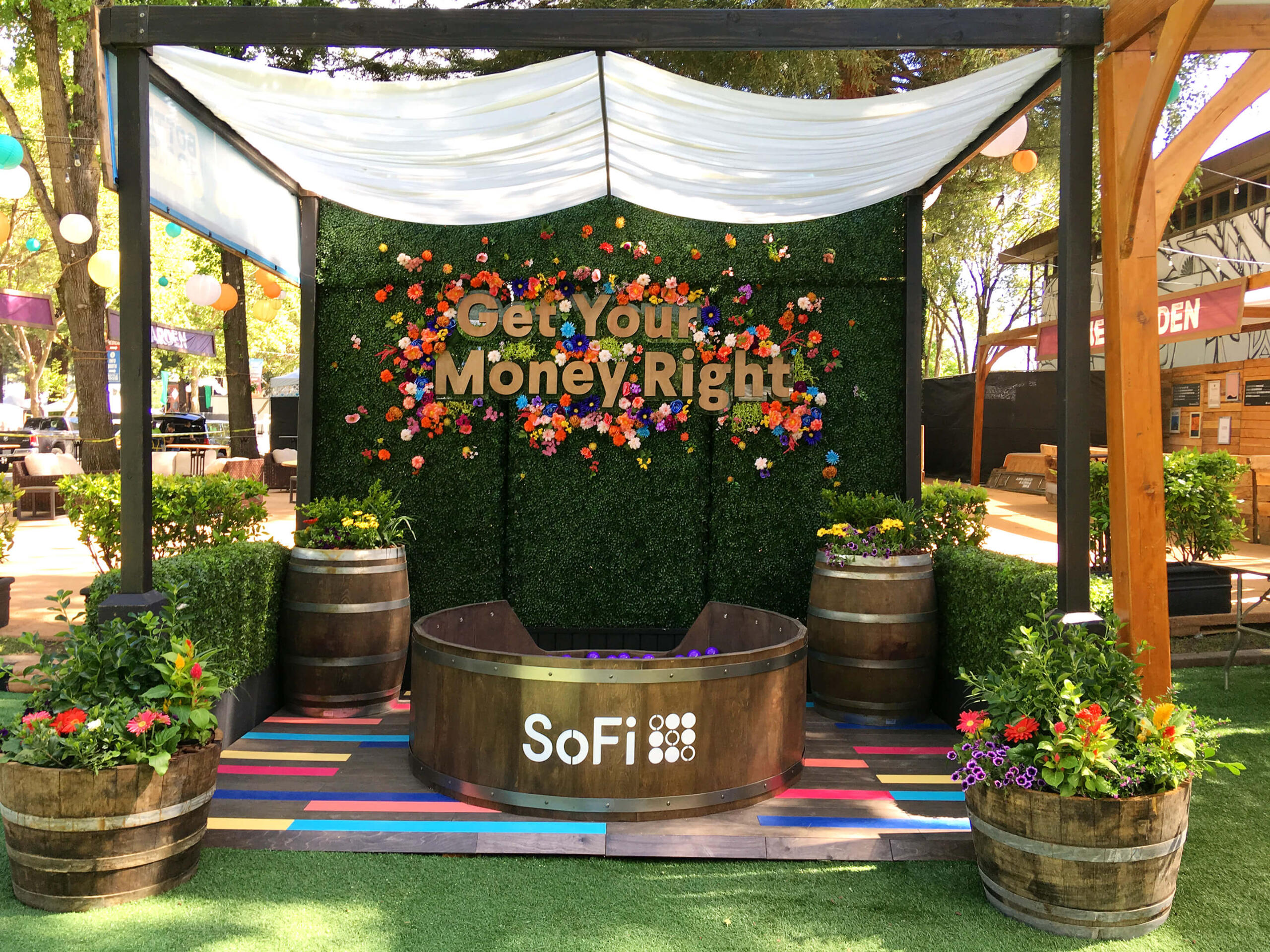 SoFi Spa at Bottlerock Festival SoFi Spa at Bottlerock Festival